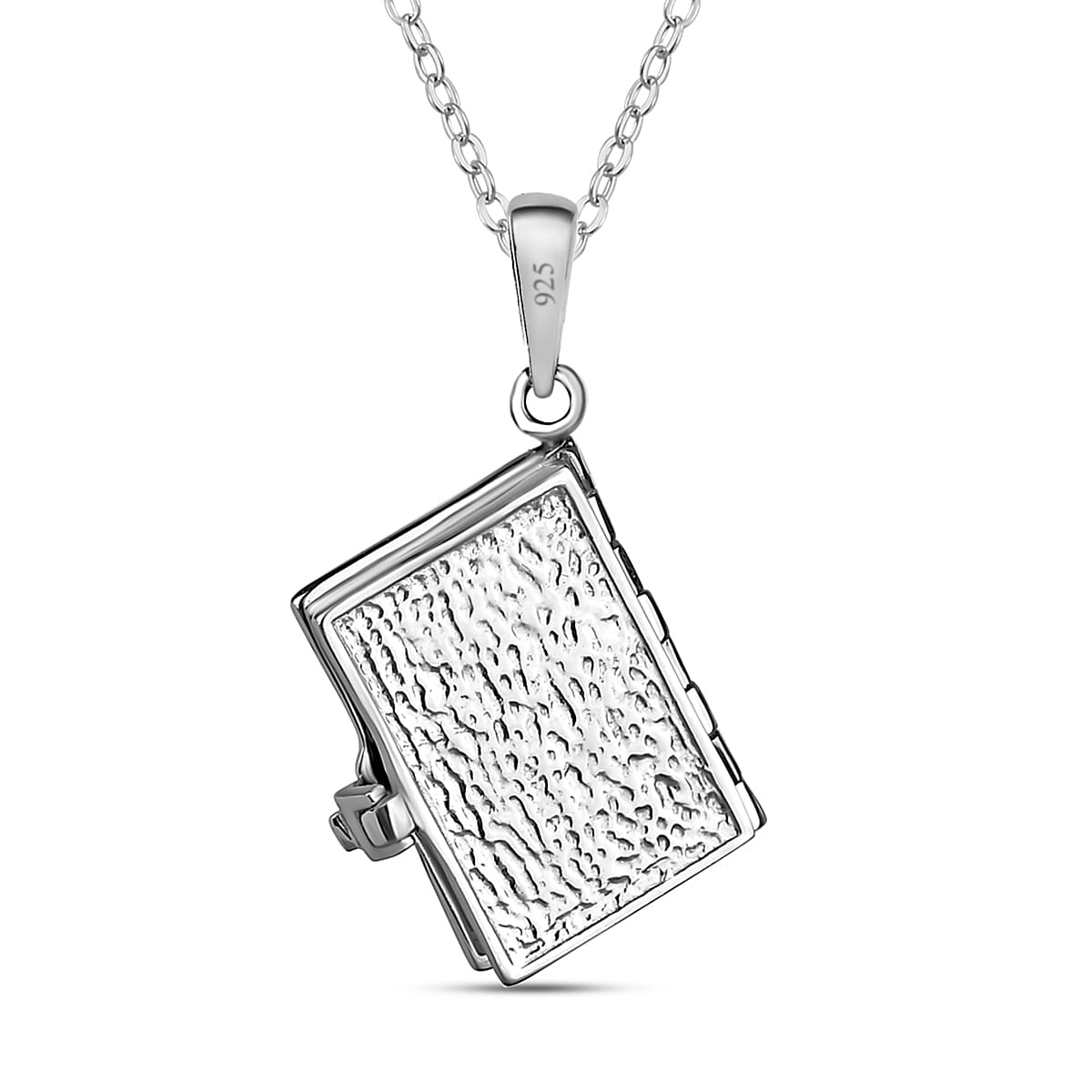 Sterling Silver Bible Pendant, Silver Wt. 7.08 Gms