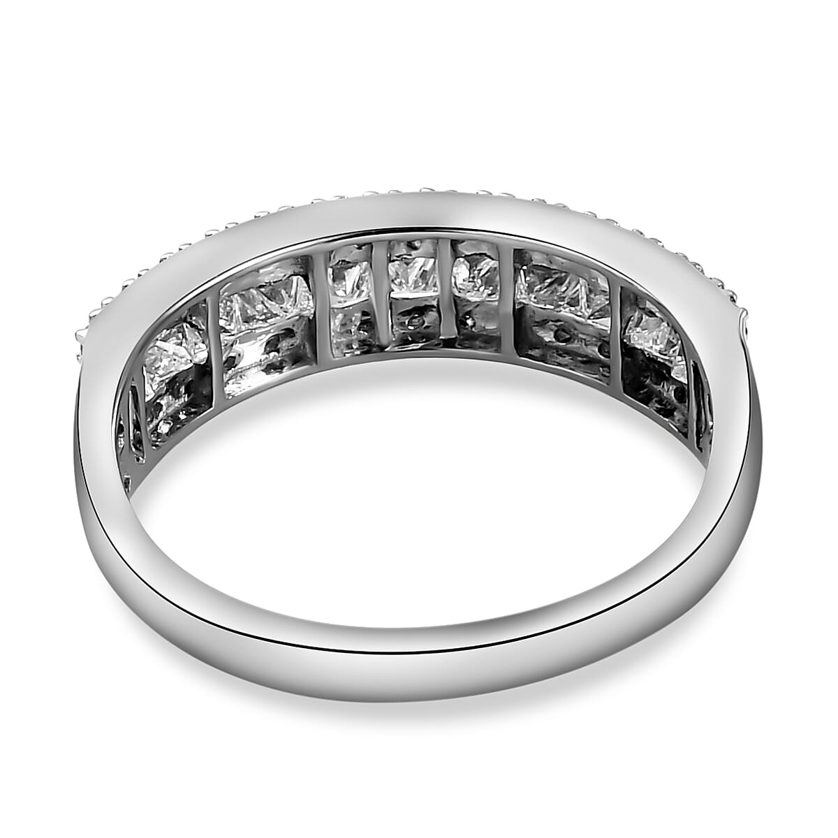 RHAPSODY 950 Platinum IGI Certified Diamond (VS-E-F) Ring 1.00 Ct.