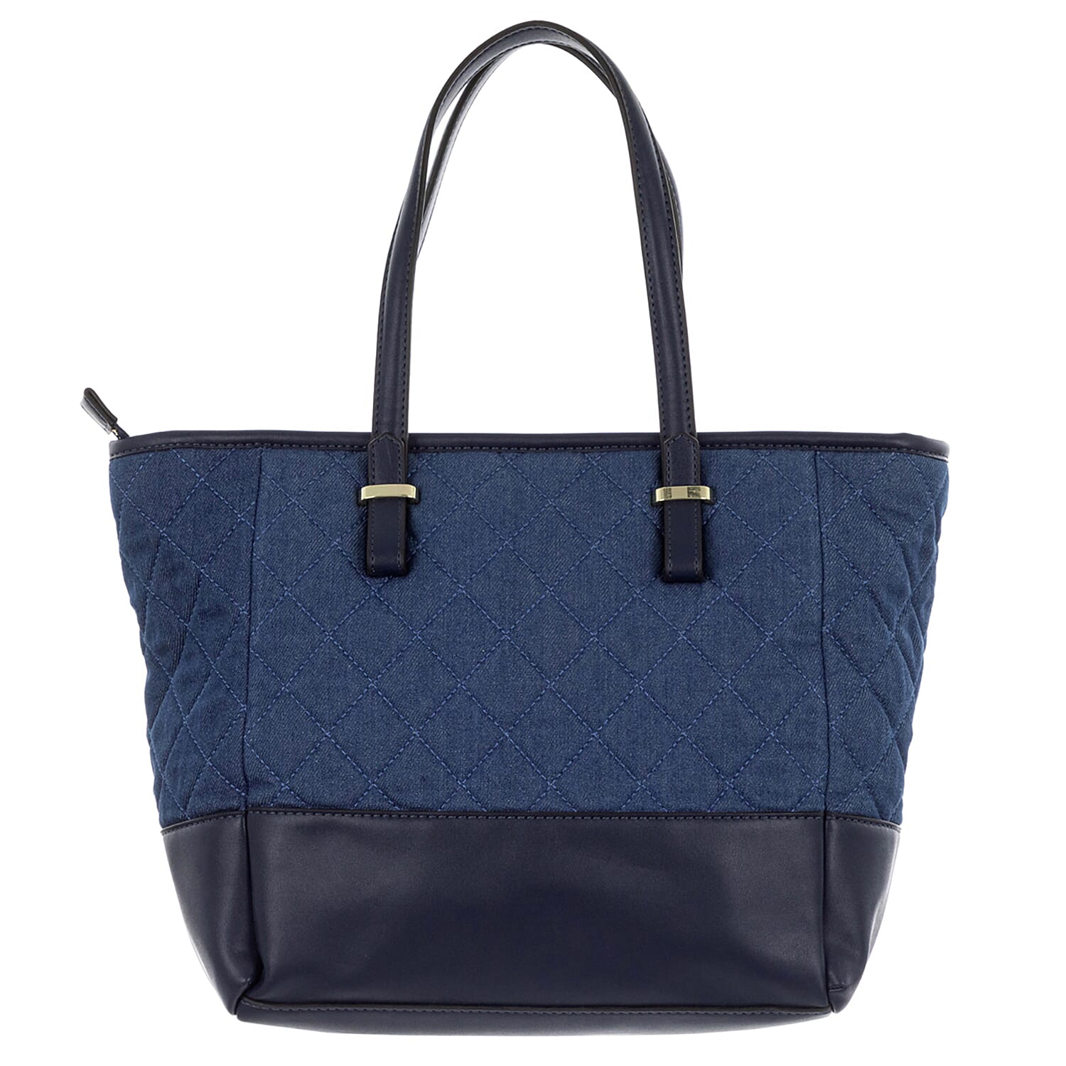 GUESS Kailey Tote Handbag with Handle Drop (Size 29x28x13 Cm) - Navy