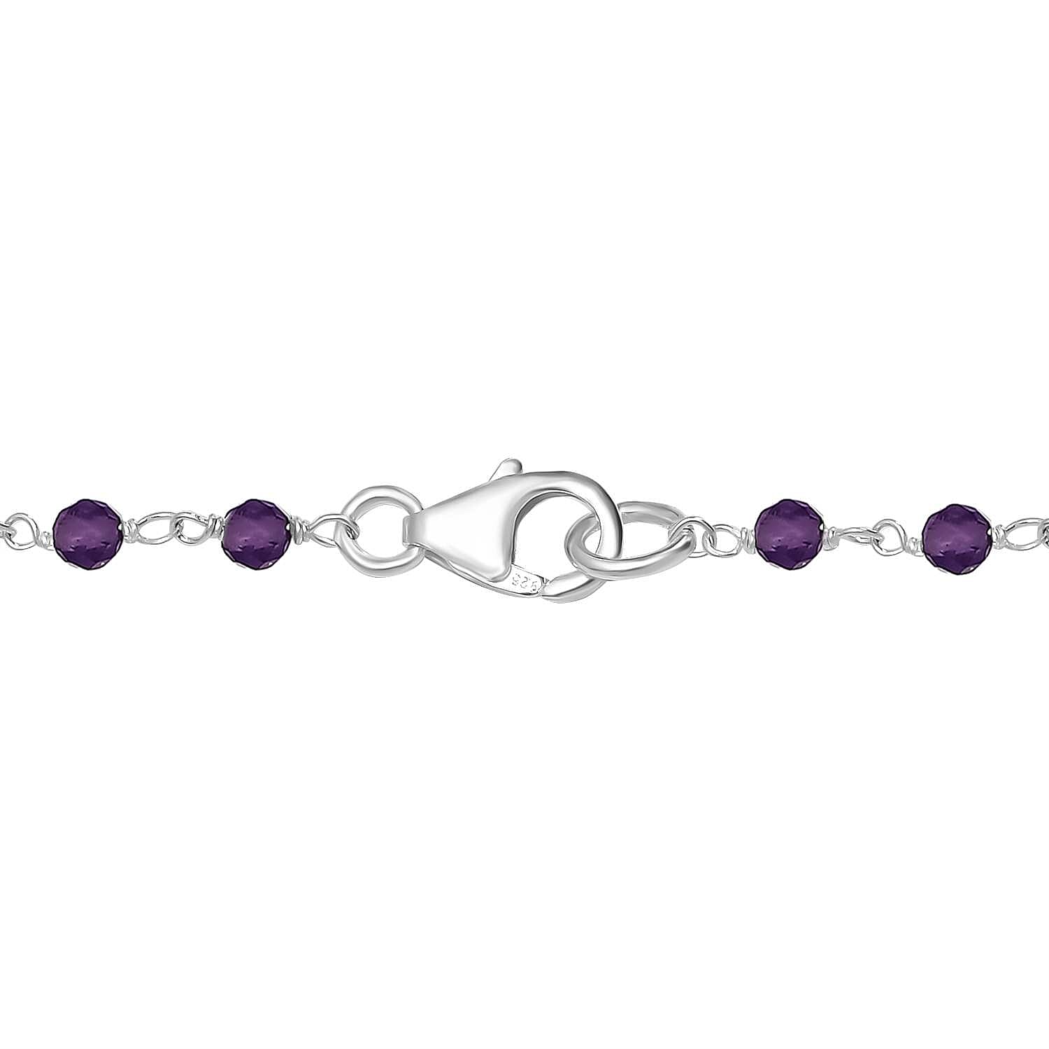  African Amethyst Cross Pendant Sterling Silver 14.07 ct 14.070 Ct.