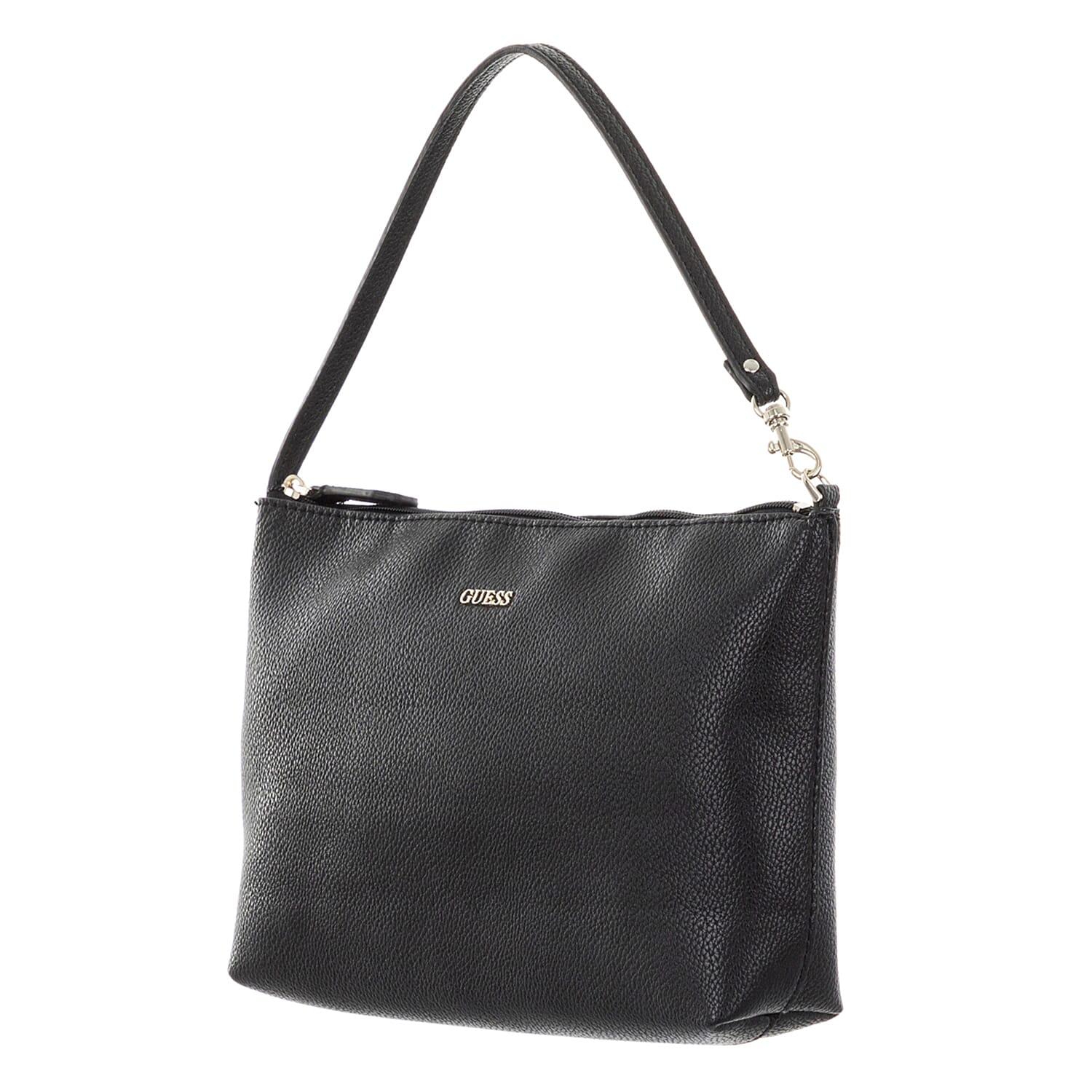 Set of 2 - GUESS Vikky Tote Handbag (Large - 39x30x18 Cm & Small - 26x18x6 Cm) - Black