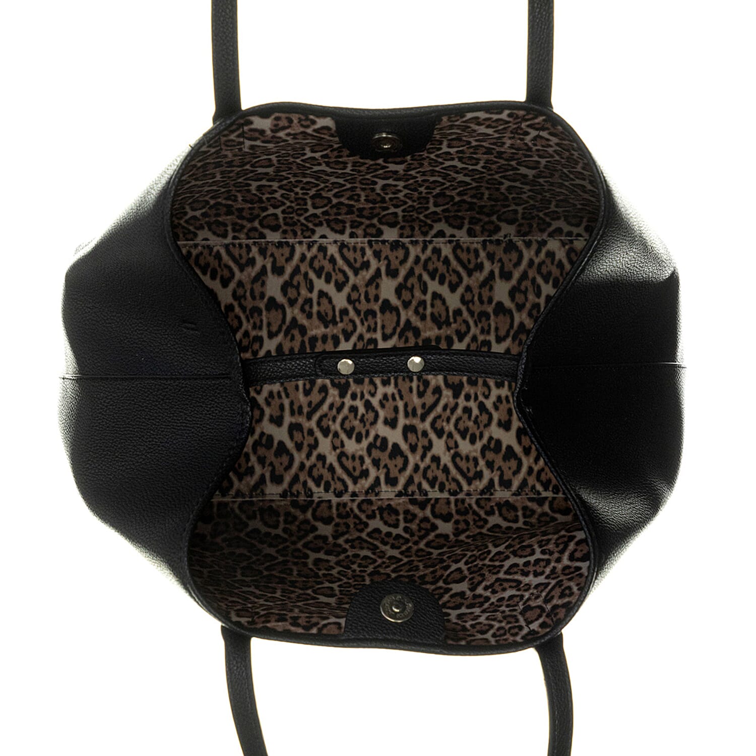 Set of 2 - GUESS Vikky Tote Handbag (Large - 39x30x18 Cm & Small - 26x18x6 Cm) - Black