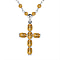 Amethyst Cross Pendant in Sterling Silver 14.07 Ct