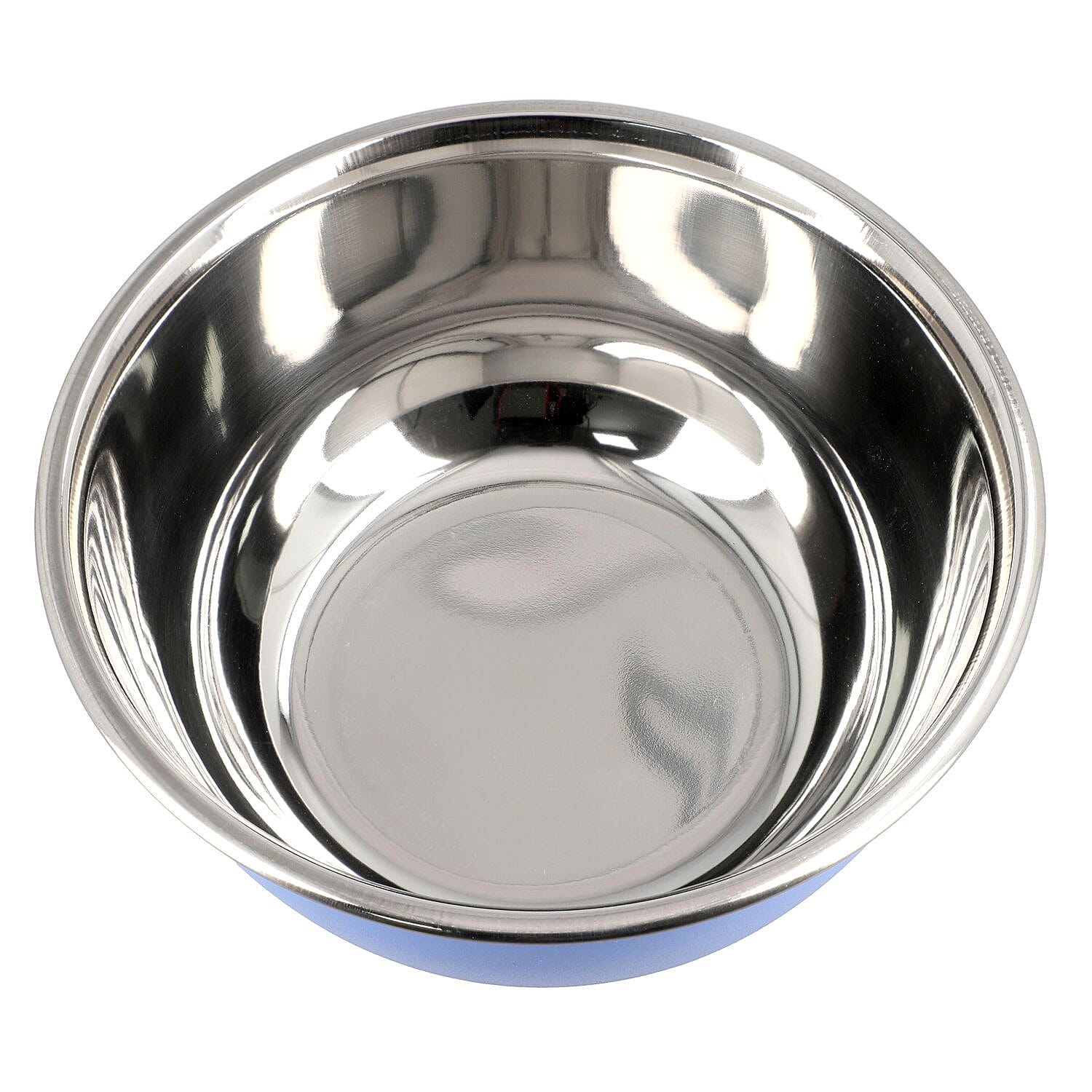 Set of 3 Stackable Micro-wave Safe Mixing Bowls with Lid - Blue