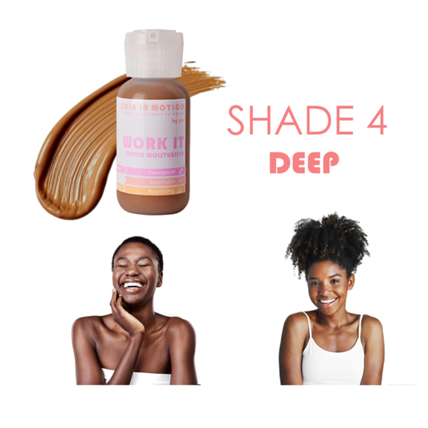 Skin In Motion-Work IT-Tinted Moisturiser Shade 4