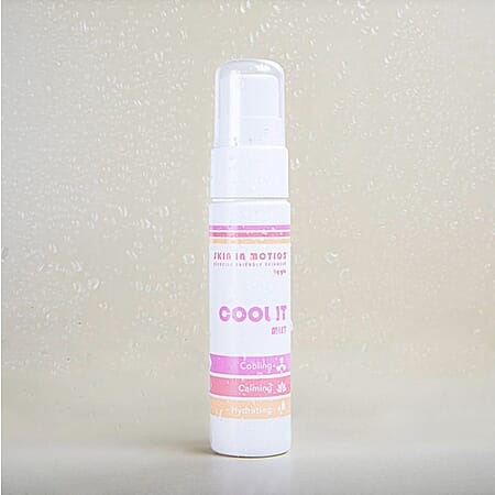 Skin In Motion Cool It Mist Cool, Hydrating Mist with Hyaluronic Acid, Lightweight Cooling Calming Face Mist for After Exercise and Skin Brightening Spray