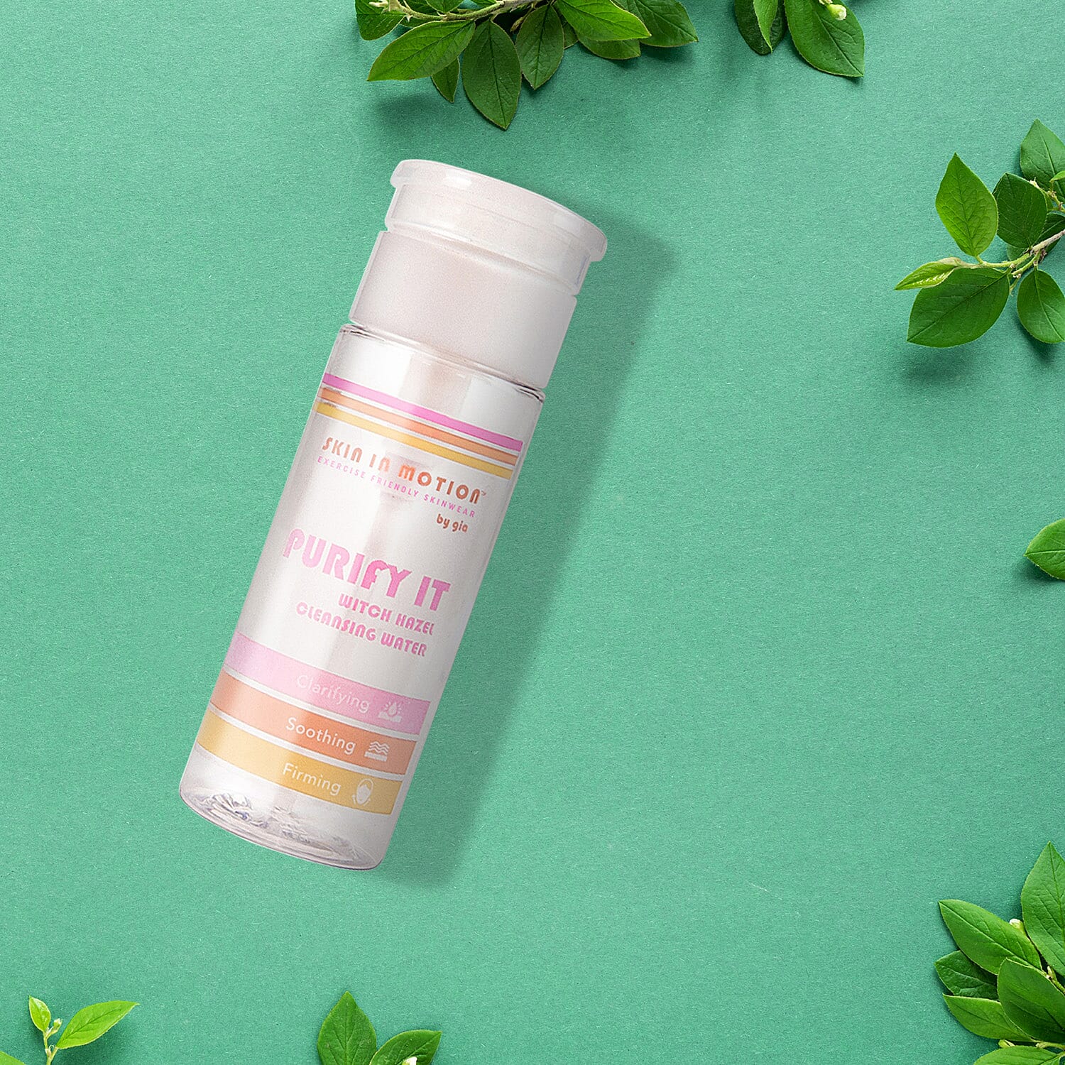 Skin in Motion- Purifying Kit (Incl.Witch Hazel Water & Re-useable Cotton Pads)