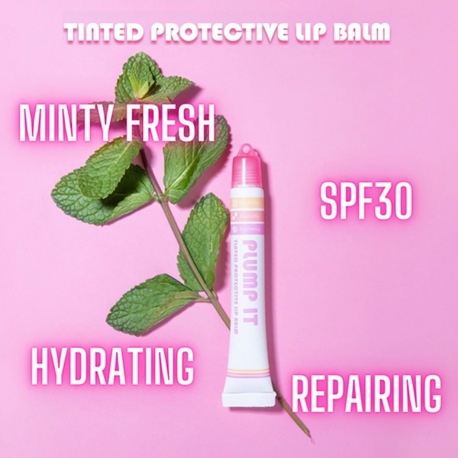 Skin In Motion- Plump It SPF 30 Tinted Lip Balm Sheer Berry