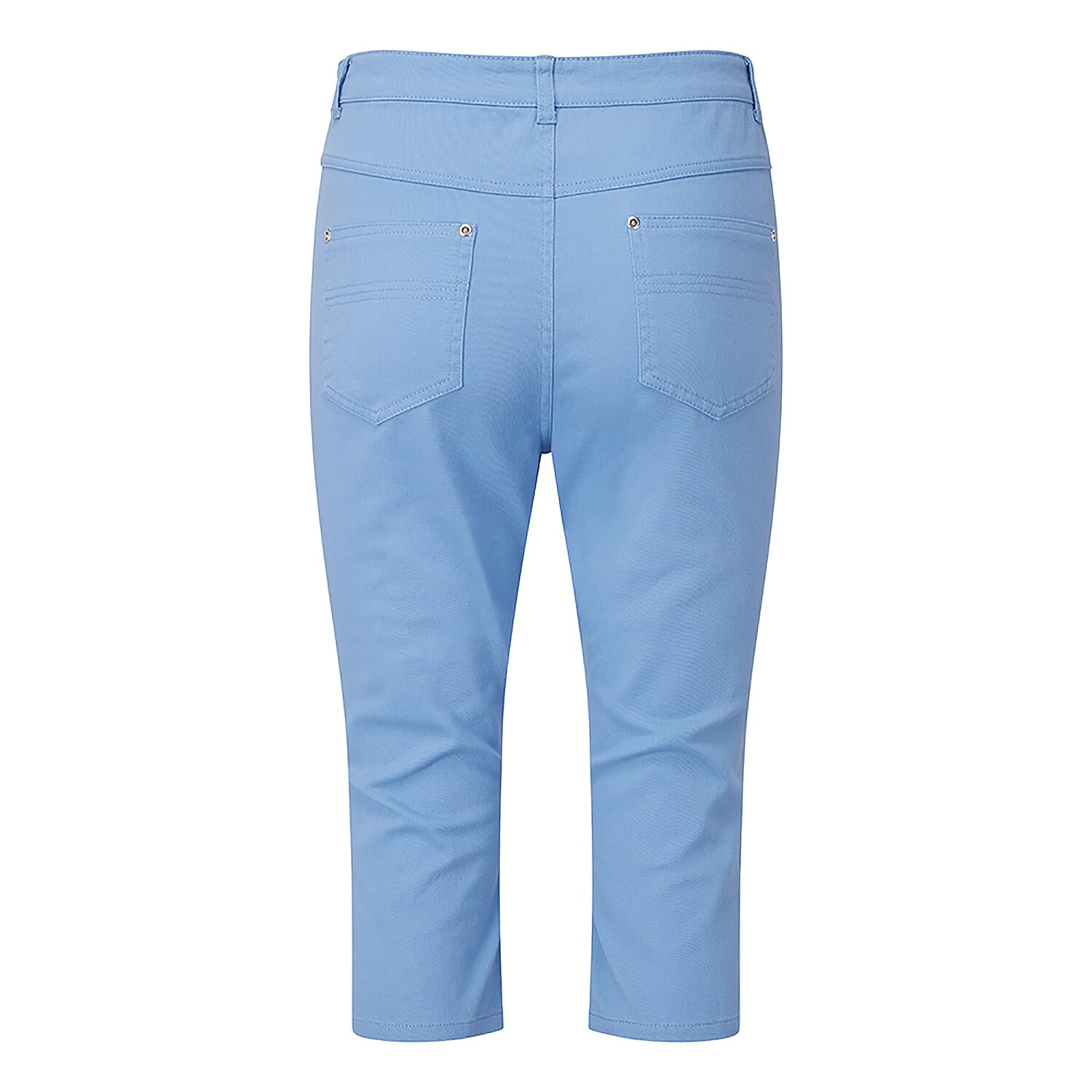 Emreco Cotton Crop Trouser (Size 10) - Blue