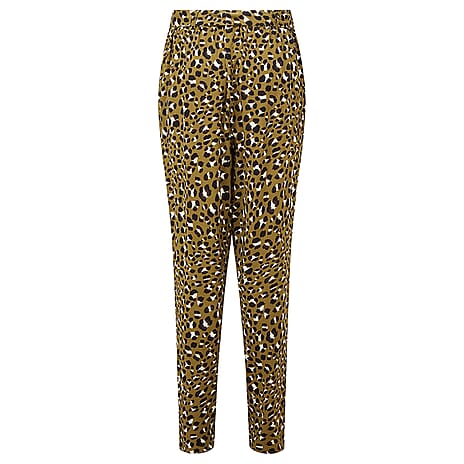 Emreco 100% Viscose Tie Waist Trouser (Size 16) - Khaki