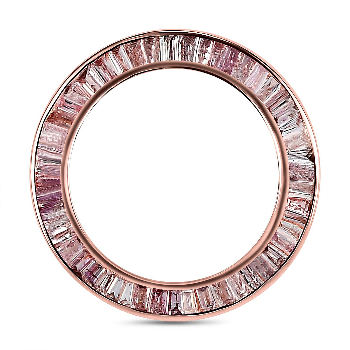 Pink circle of life pendant, Natural pink diamonds