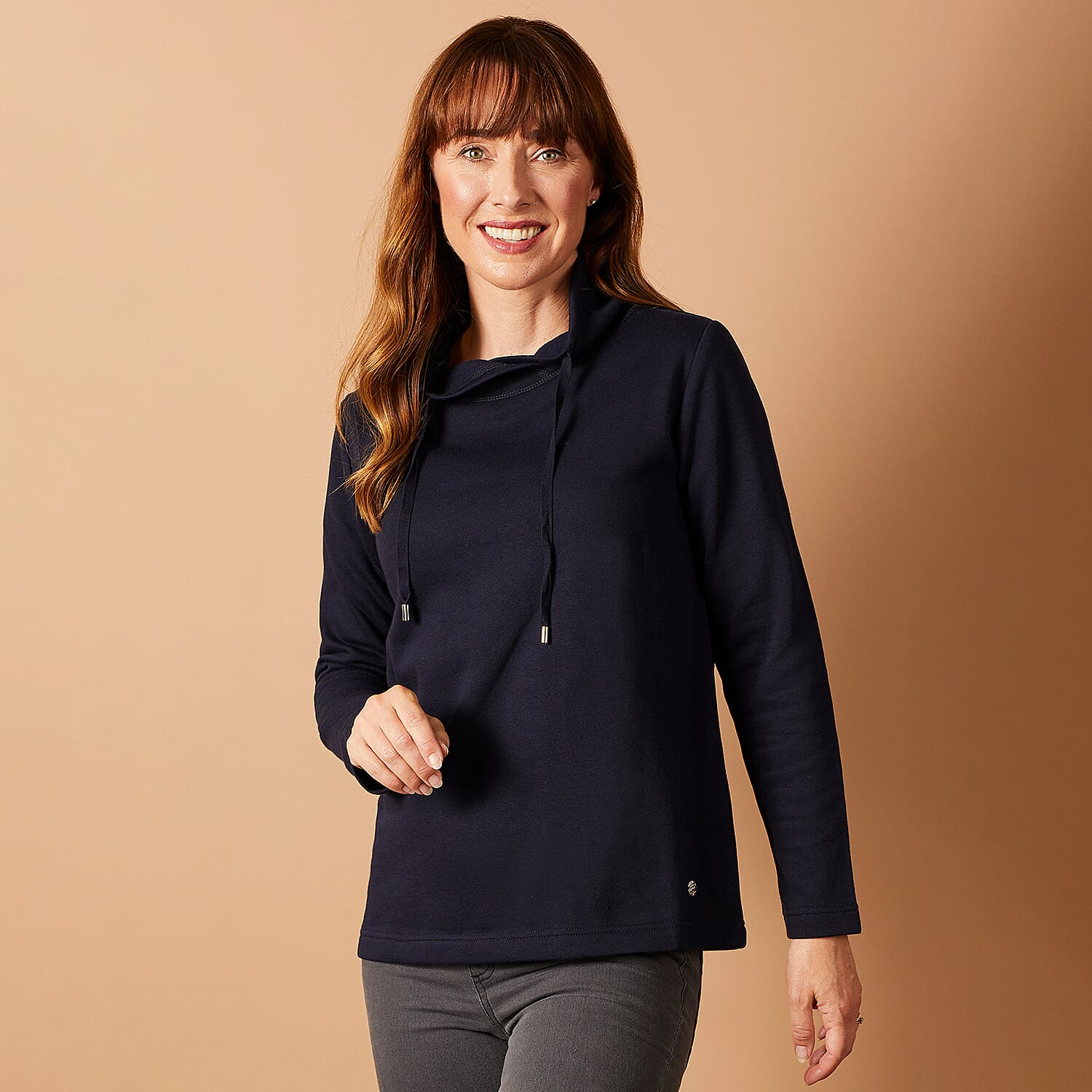Emreco Polyester Sweater - Navy