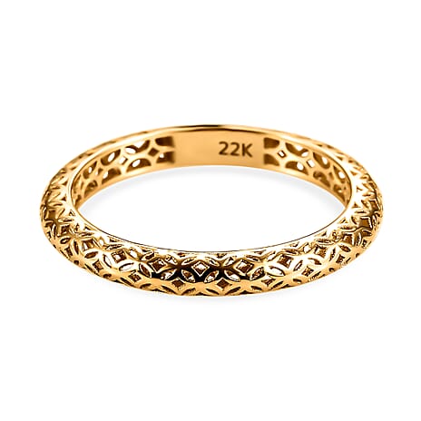 22K (91.6 % Purity) Yellow Gold Band Ring