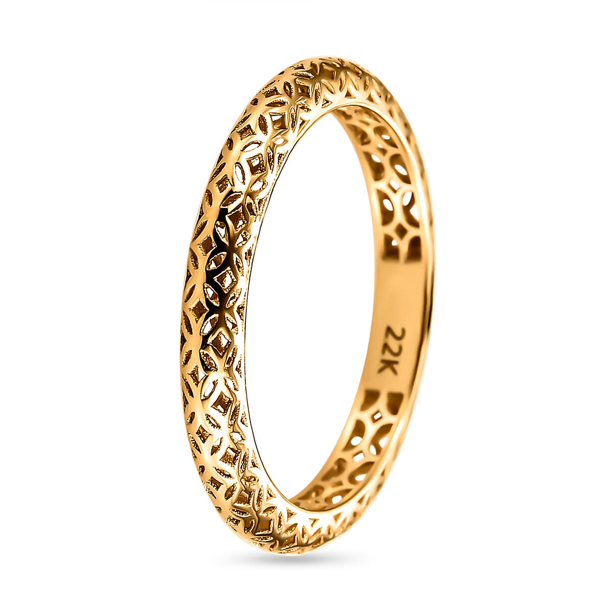 22K (91.6 % Purity) Yellow Gold Band Ring