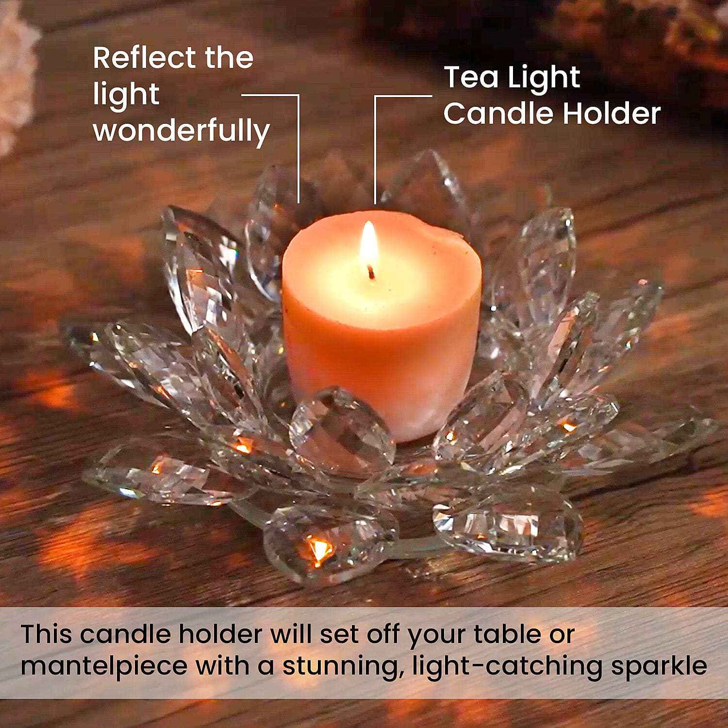 The 5th Season Crystal (Size 21x21x7 Cm) - Transparent