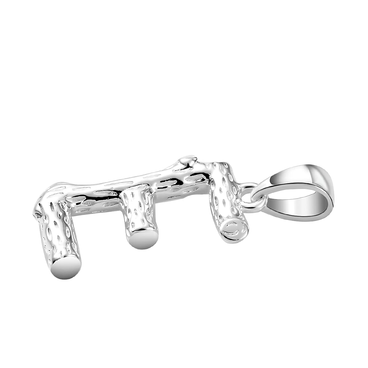 Sterling Silver Initial E Pendant