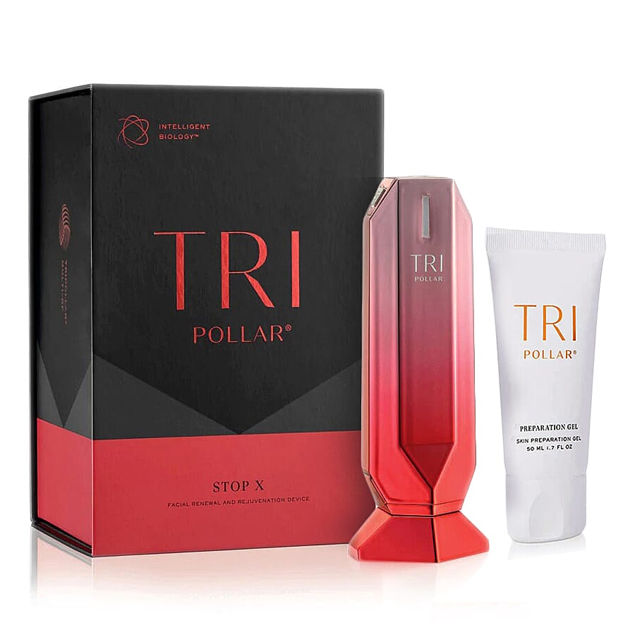 TriPollar Stop X KIT- Includes TriPollaR Stop X Device, Power Adapters - Preparation Gel - 50ml