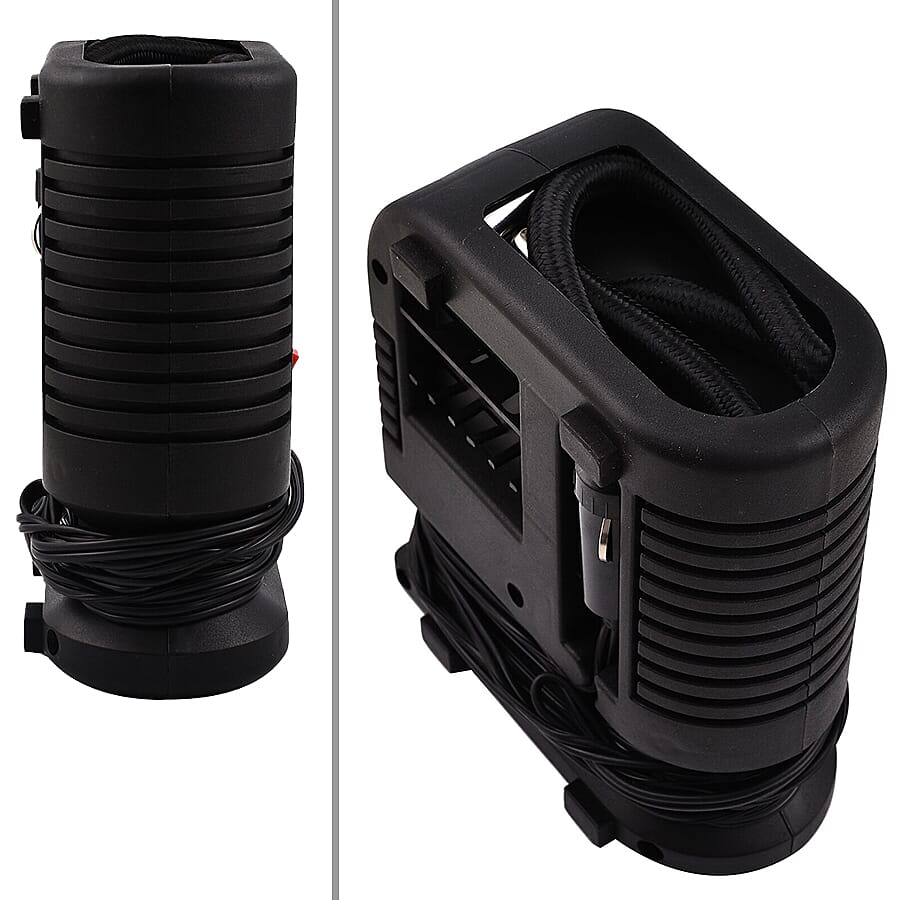 12 V 260 PSI Mini Air Compressor with Pressure Dial Gauge