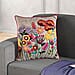 Cotton Flower Embroidered Cushion Cover - Off White & Green