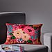 Cotton Floral Cushion Cover - Blue & Multicolor