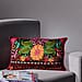 Cotton Floral Cushion Cover - Blue & Multicolor