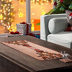 Placemat - Beige & Red