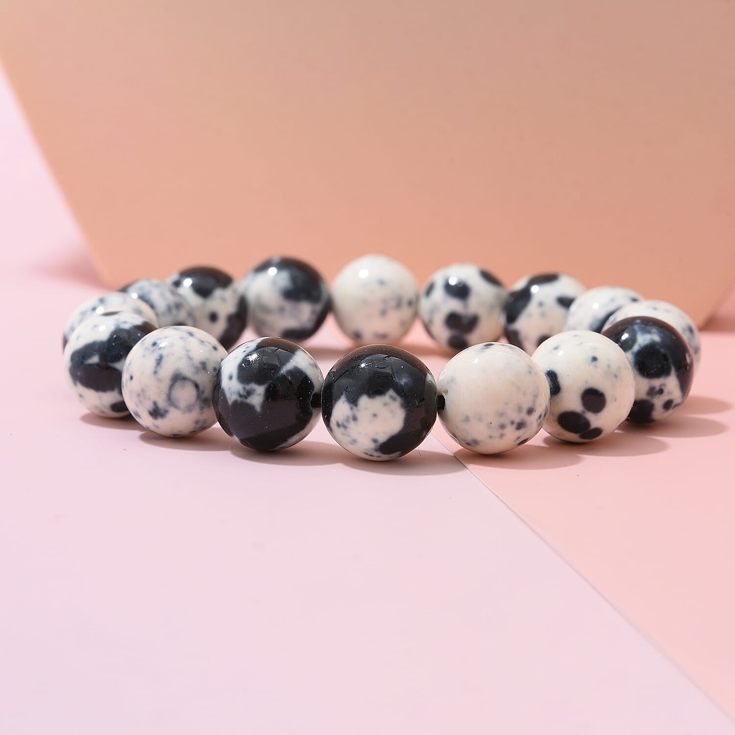 Multi Colour Agate Beads Bracelet (Size 7)Stretchable 150.00 Ct.