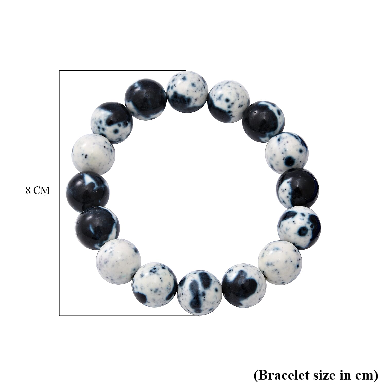 Multi Colour Agate Beads Bracelet (Size 7)Stretchable 150.00 Ct.