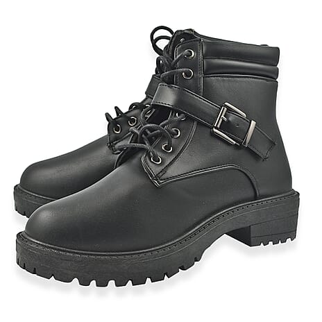 Manchester Closeout Boot (Size 4) - Black