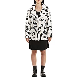 19V69 ITALIA by Alessandro Versace Leopard Pattern Jacket - Brown