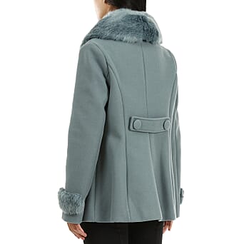 https://tjcuk.sirv.com/Products/89/6/8964510/19V69-ITALIA-by-Alessandro-Versace-Faux-Fur-Collar-Coat--Teal_8964510_1.jpg?w=342&h=342