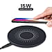15W Wireless Fast Charging Pad - Black