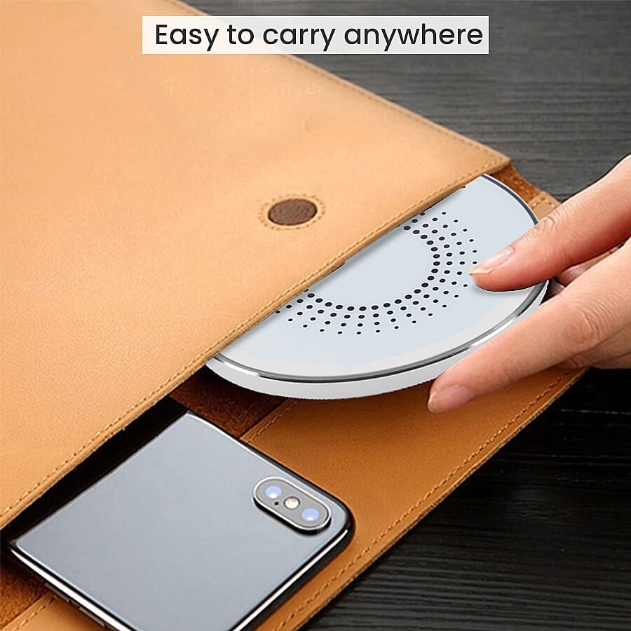 Doorbuster - 15W Wireless Fast Charging Pad - White