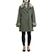 19V69 ITALIA by Alessandro Versace Faux Fur Cuff & Neck Jacket - Black