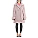 19V69 ITALIA by Alessandro Versace Faux Fur Cuff & Neck Jacket - Black
