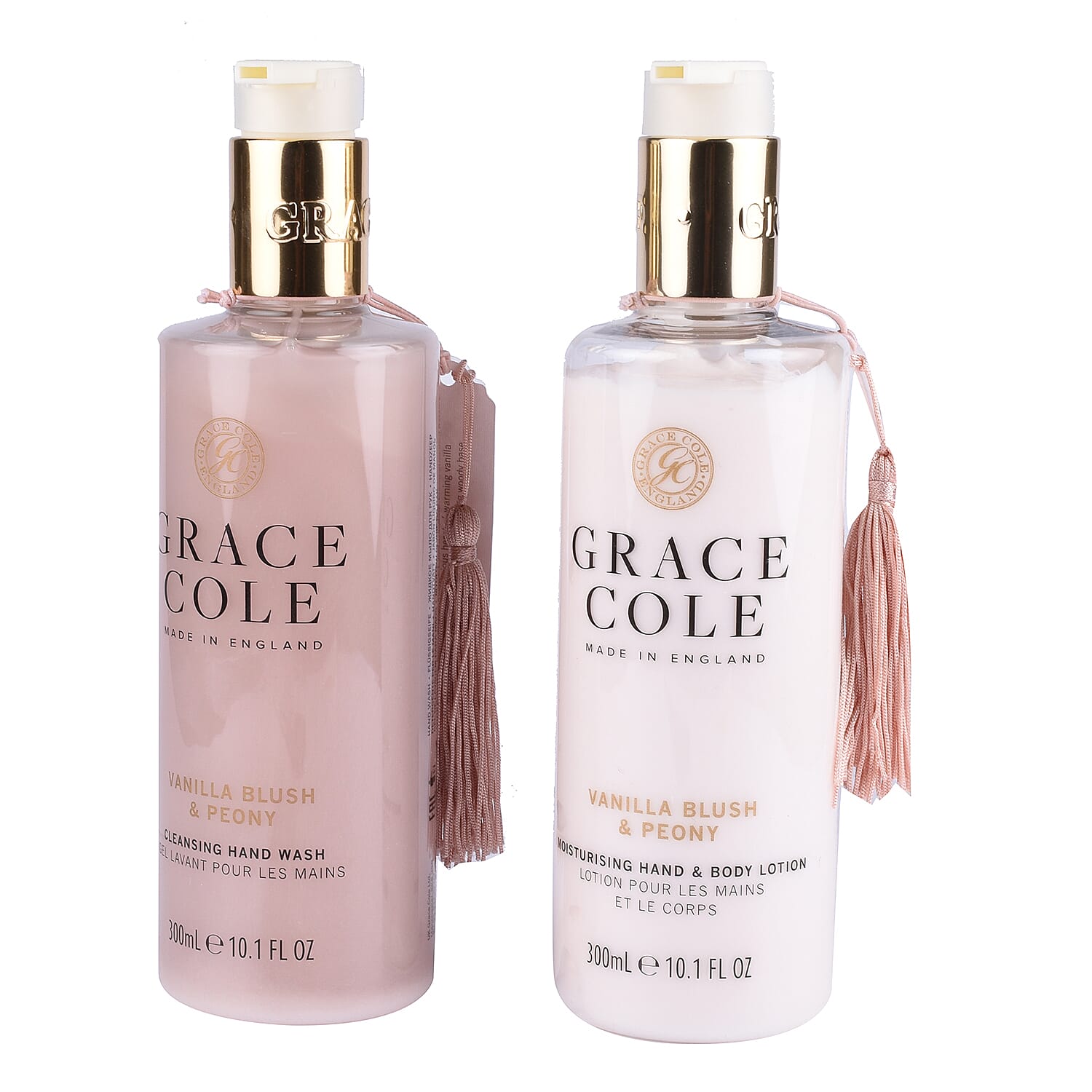 Grace Cole: Vanilla Blush & Peony Hand Duo Set - (2 X 300ml)