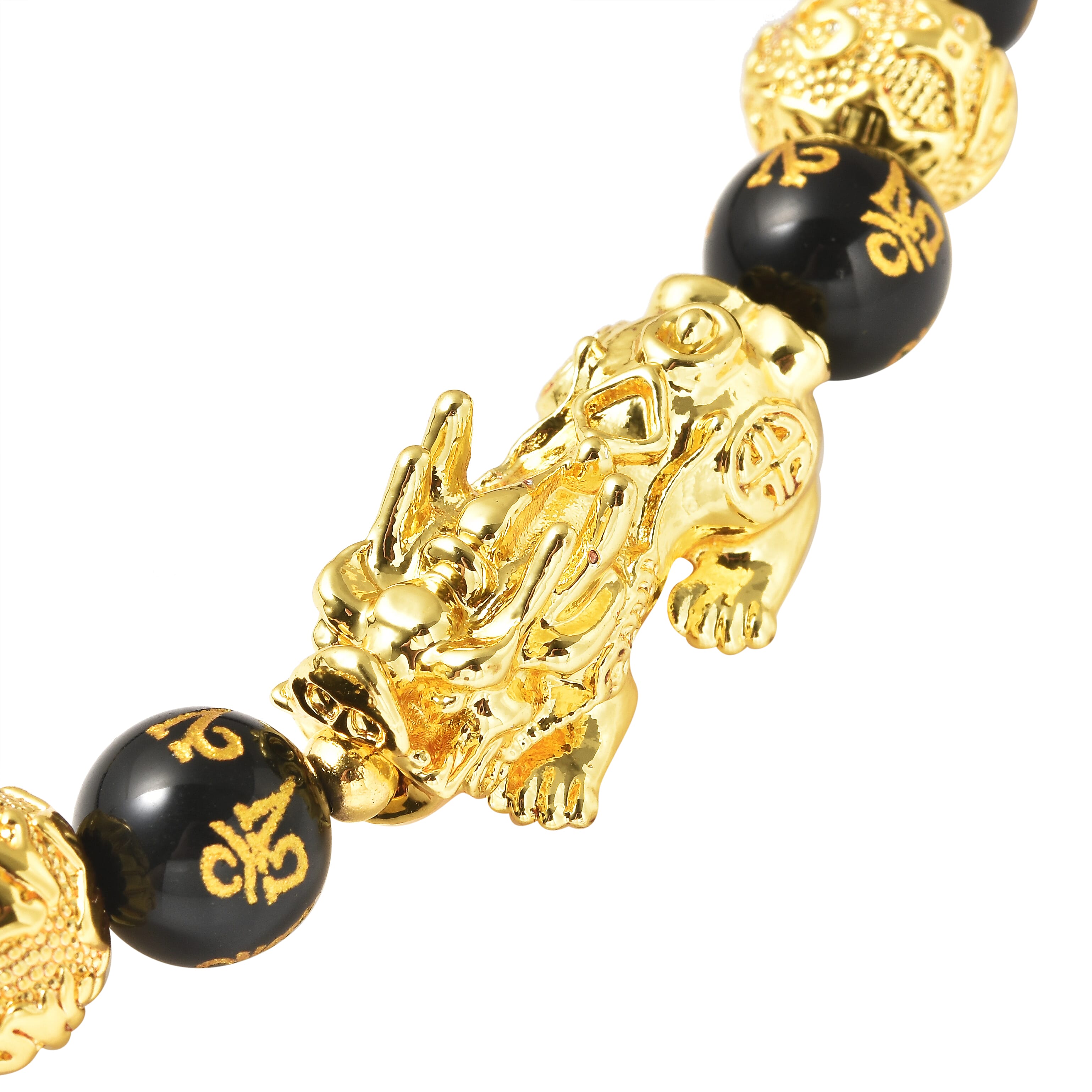 Black Obsidian Beads Necklace (Size - 18)