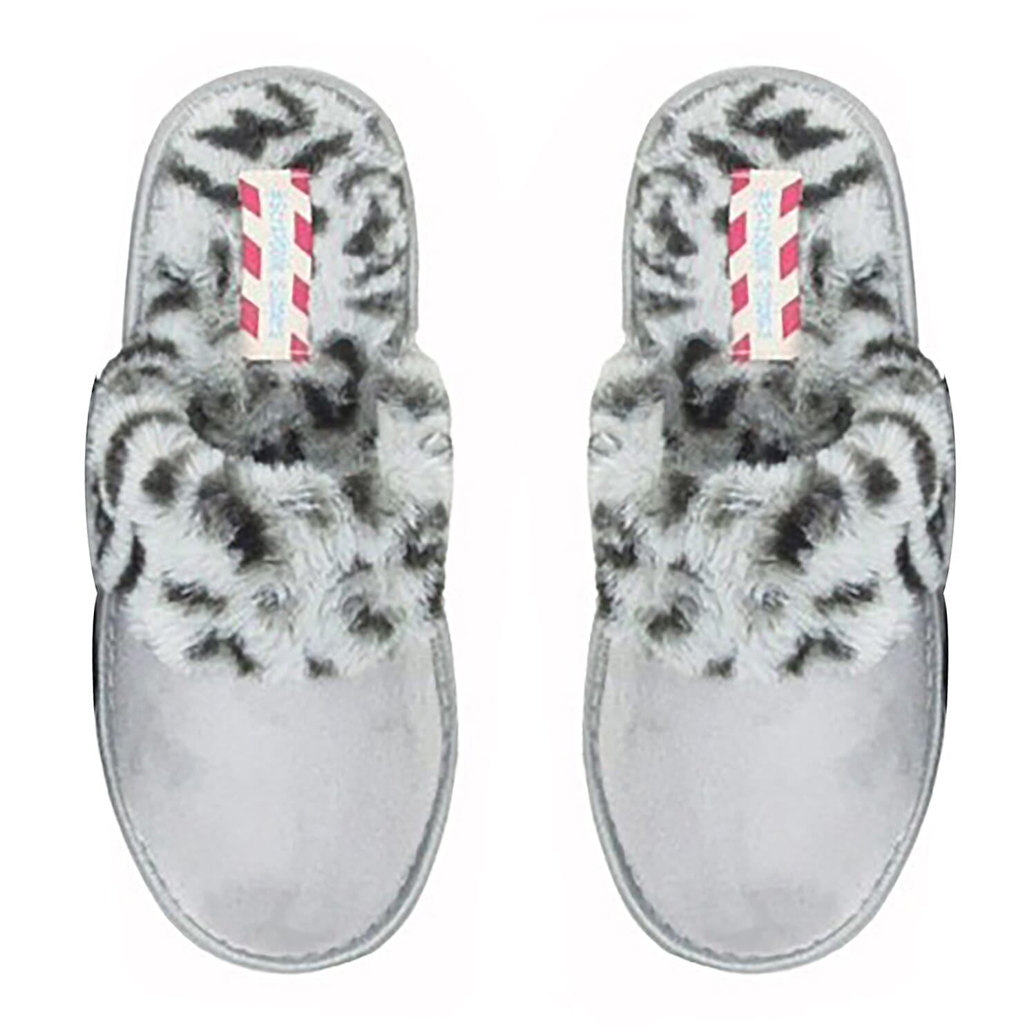 Manchester Closeouts Cross Bow Slippers - Grey