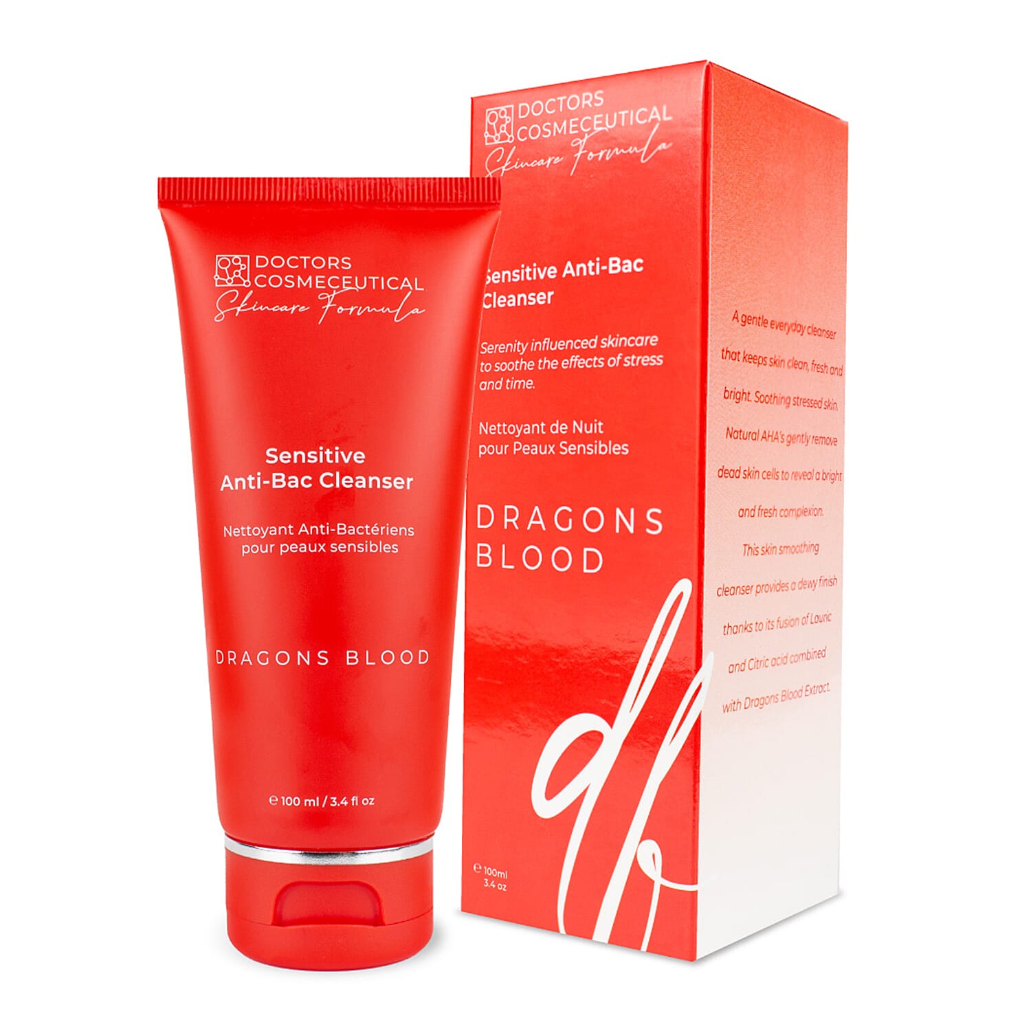 Doctors Formula- Dragons Blood Sensitive Anti-Bac Cleanser - 100ml