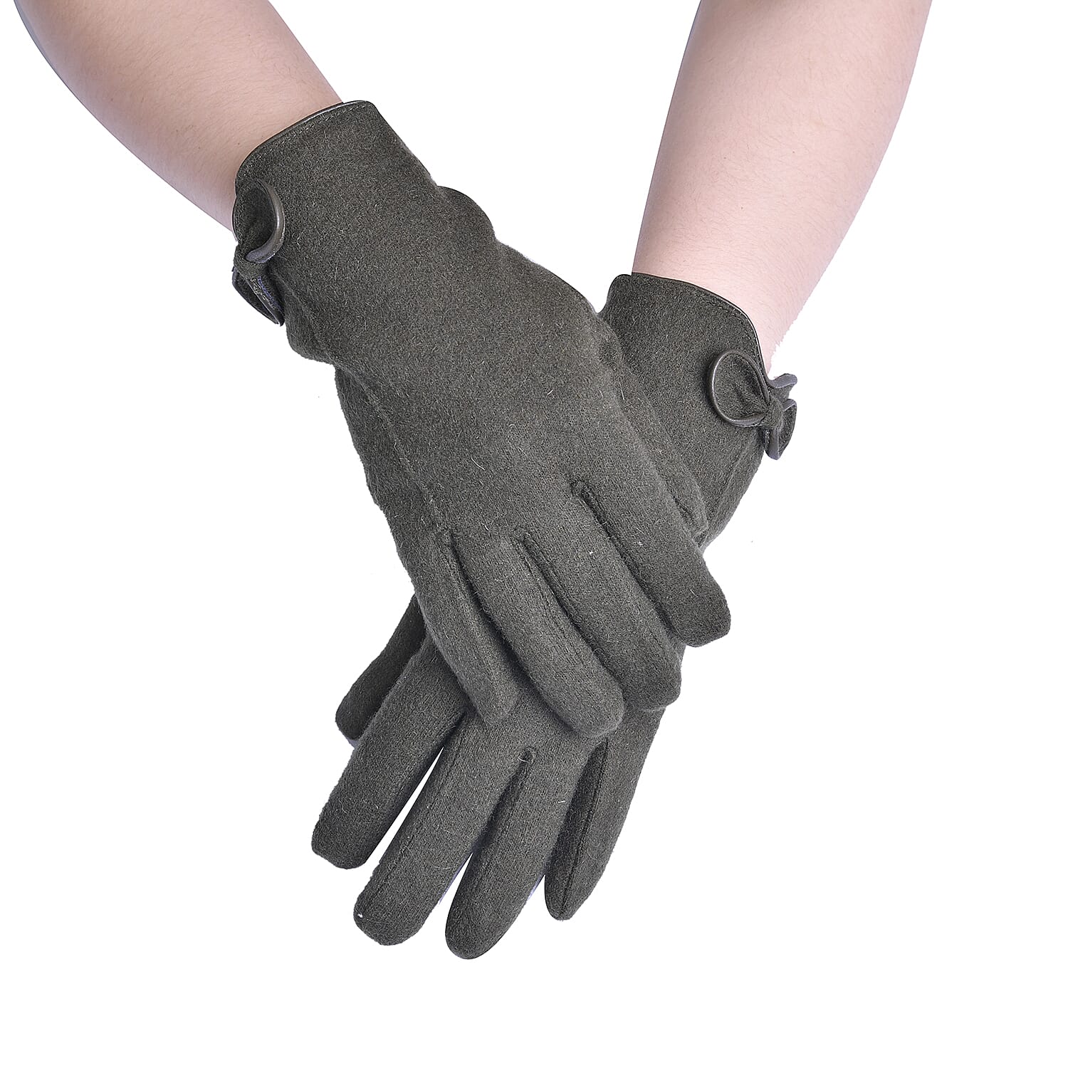 cashmere gloves Grey
