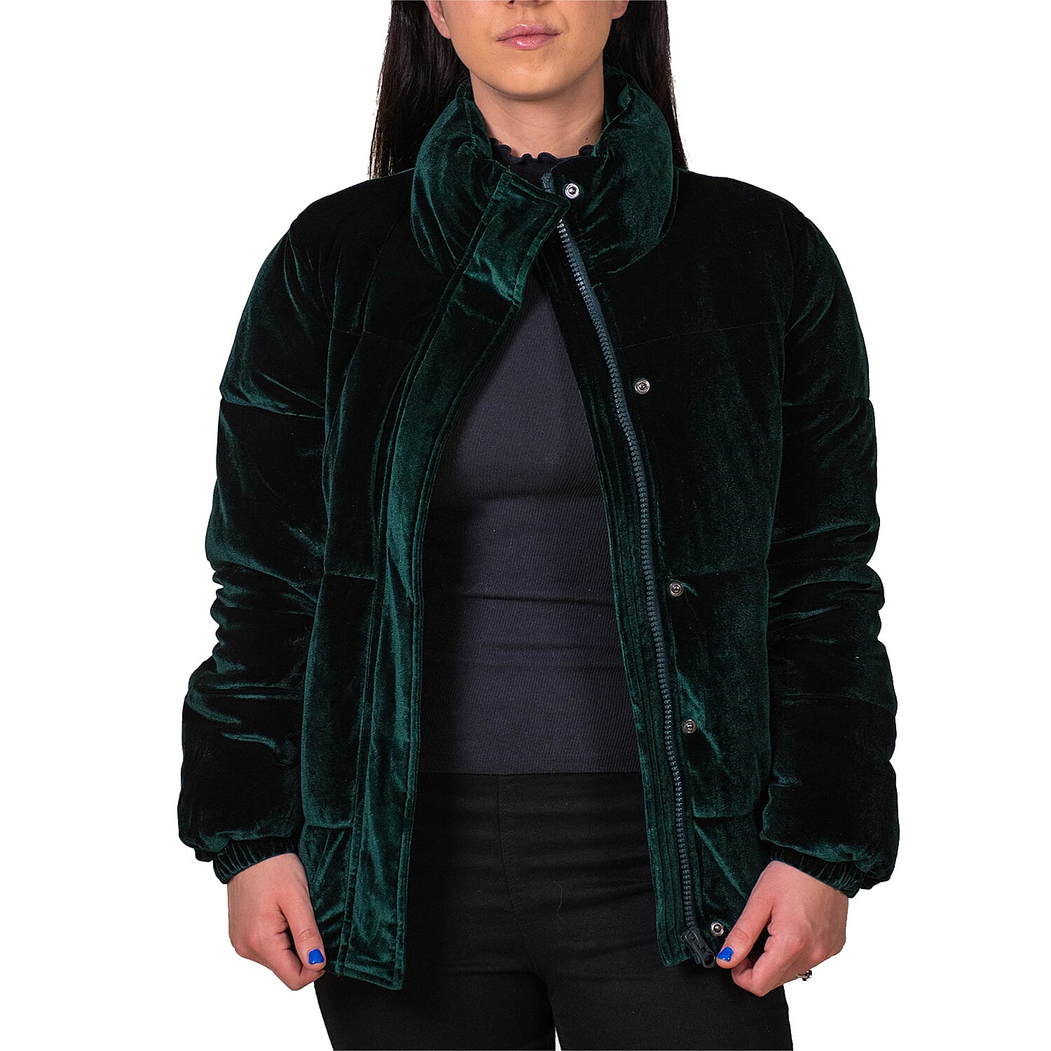 19V69 ITALIA by Alessandro Versace Jacket (Size L) - Green