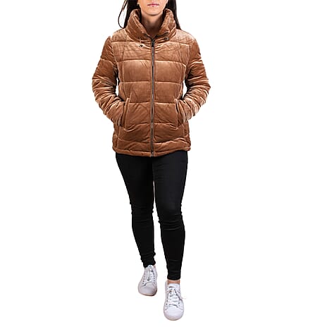 19V69 ITALIA by Alessandro Versace Jacket (Size S) - Camel Brown