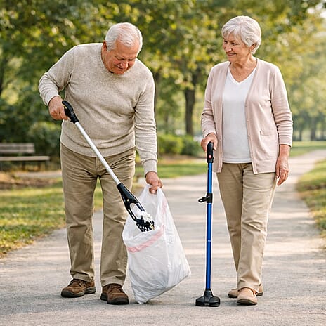 Walking Cane & Pick-Up Reach Combo
