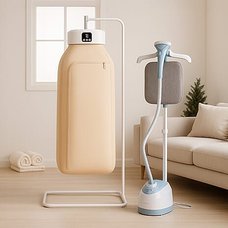 Foldable Dryer & Steamer Laundry Essentials Duo