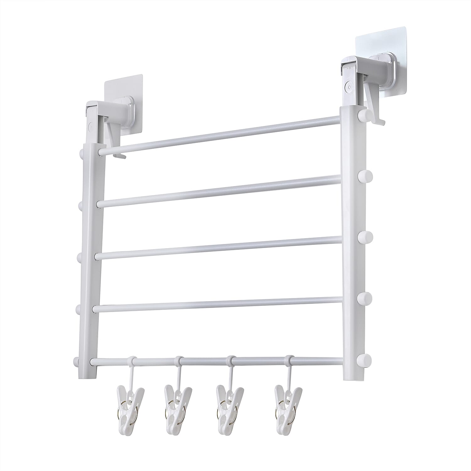 Dry Buddy &ndash; Foldable Wall Mount Laundry Rack