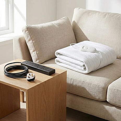 Heated Blanket with 4-Socket Extension