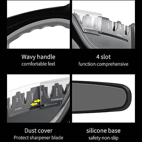 Chop Master Knife Sharpener & Complete Chopping Board System with Chopping Mats