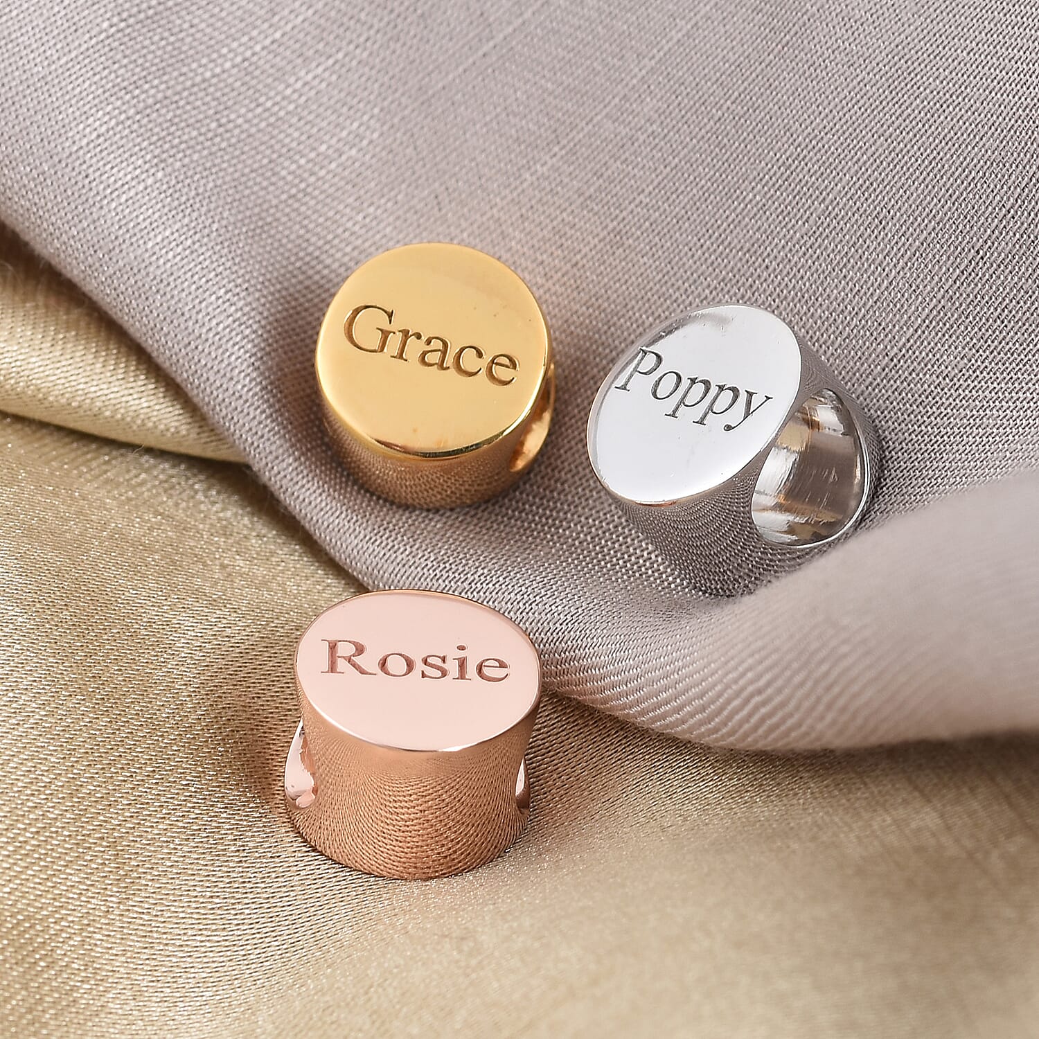 Personalised Engraved Round Charm