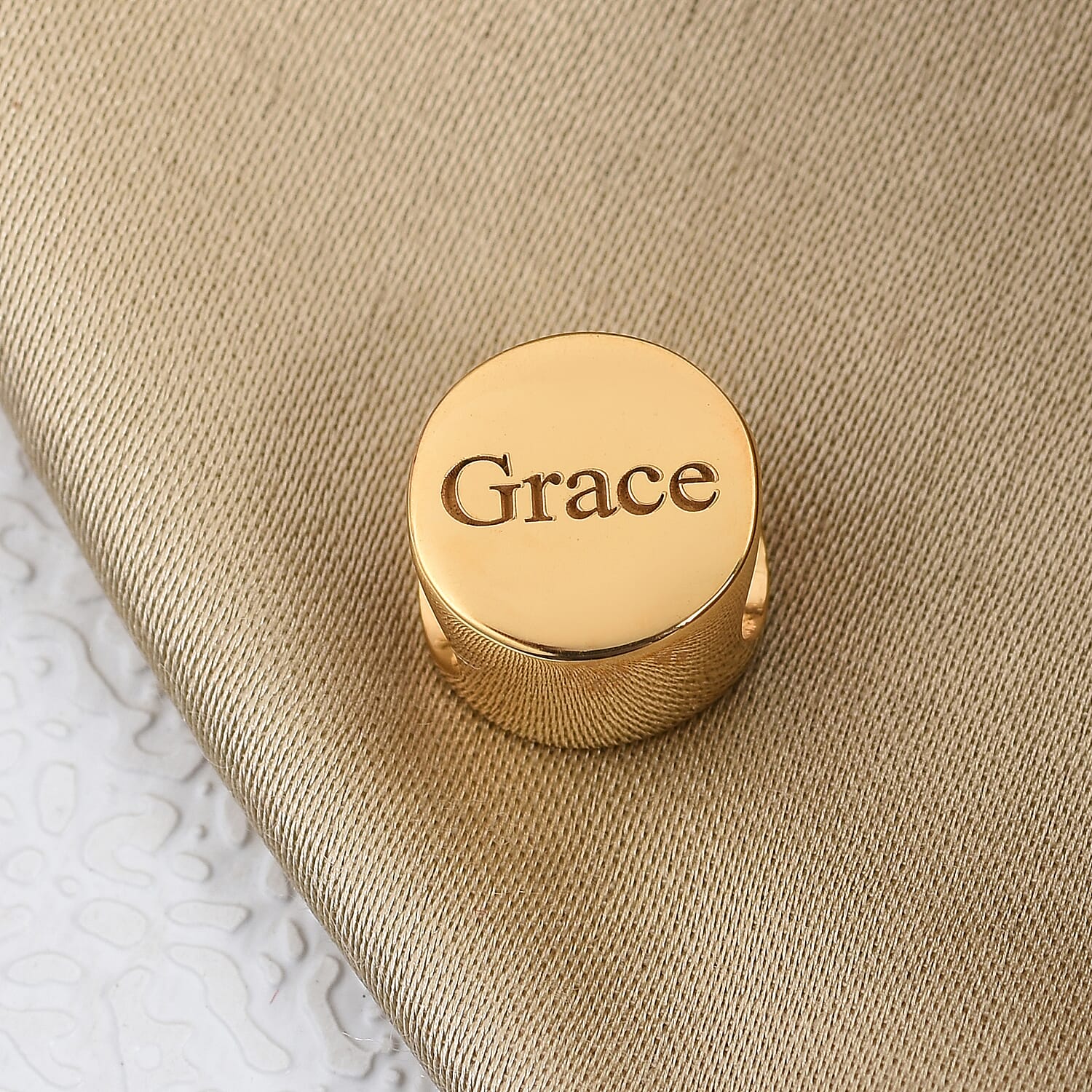 Personalised Engraved Round Charm