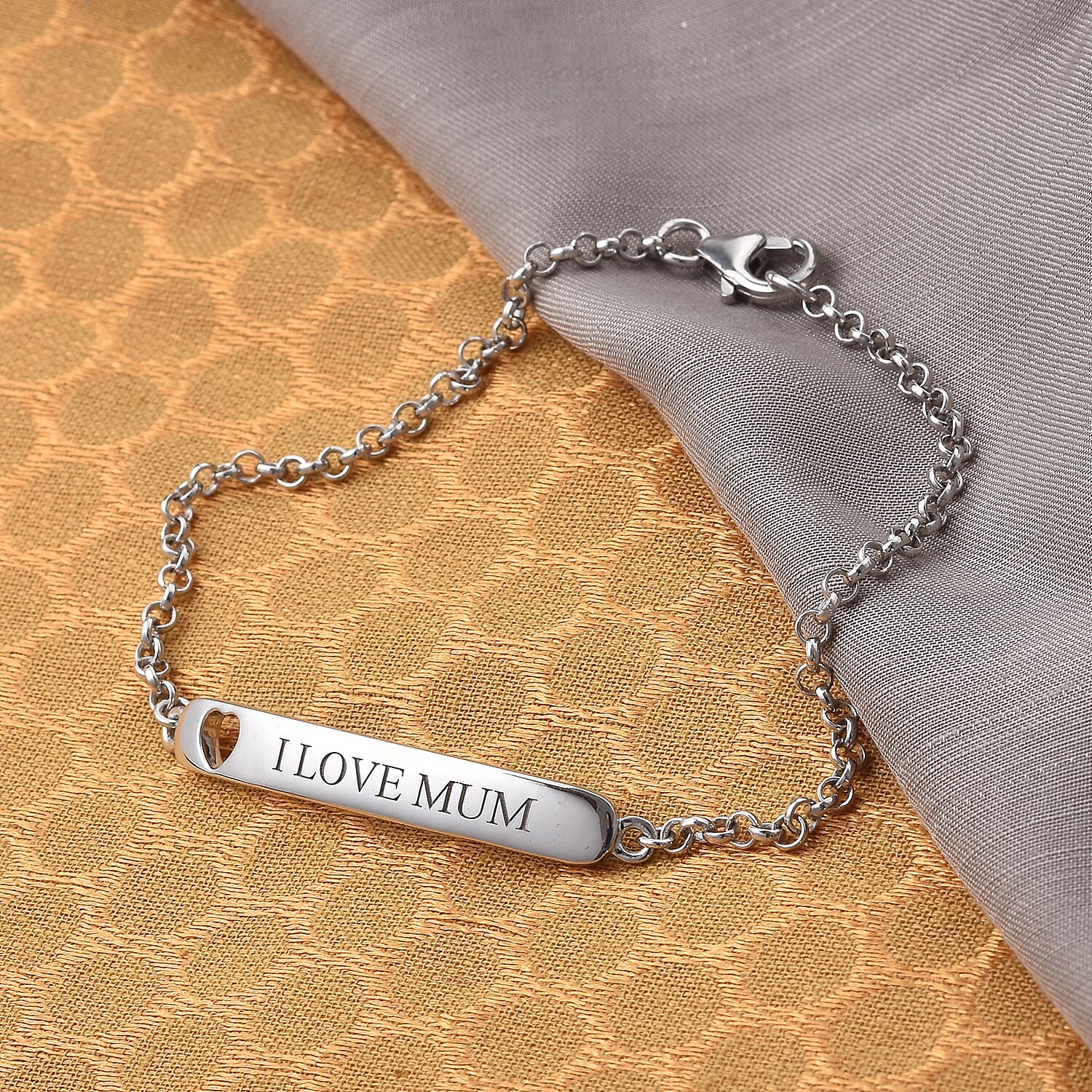 Personalised Engraved Children ID Bracelet Size 6 Inch